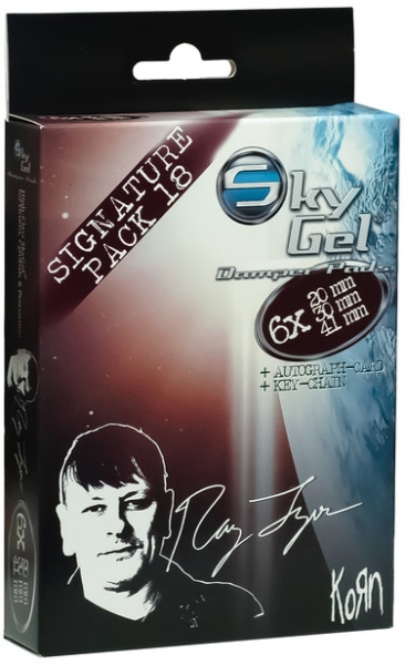 SKY Music Damper Pads Signature Edition Ray Luzier Wine Red SG18RLWR